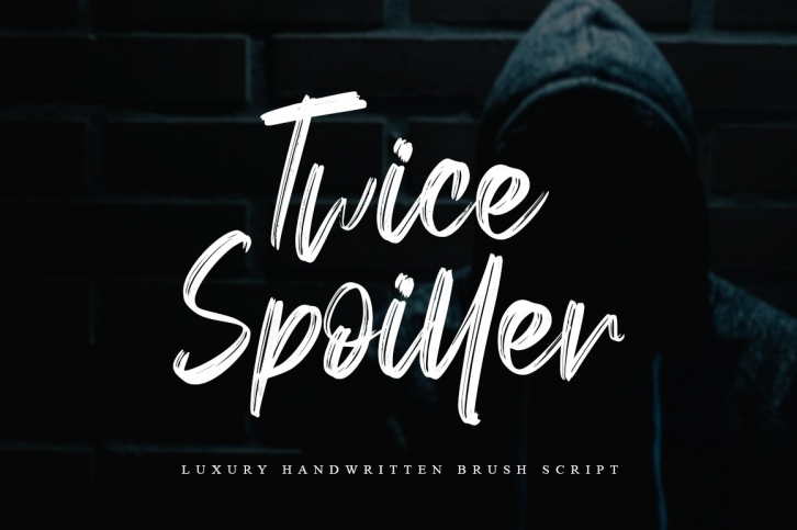Twice Spoiller Brush Script Font Download