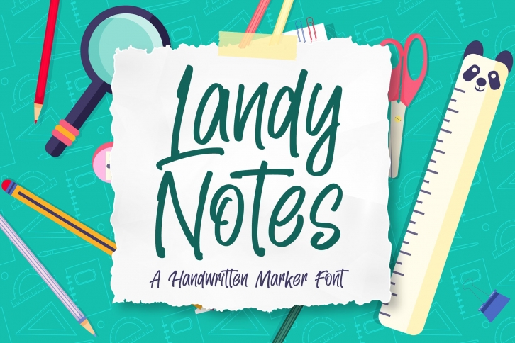 Landy Notes - Handwritten Maker Font Font Download