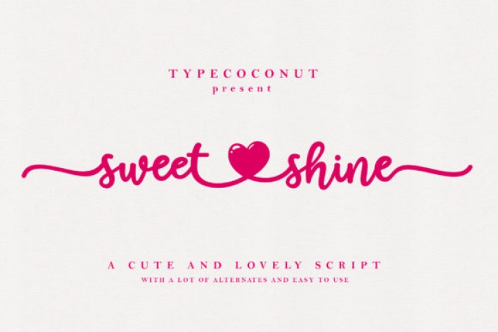 Sweetshine Font Download