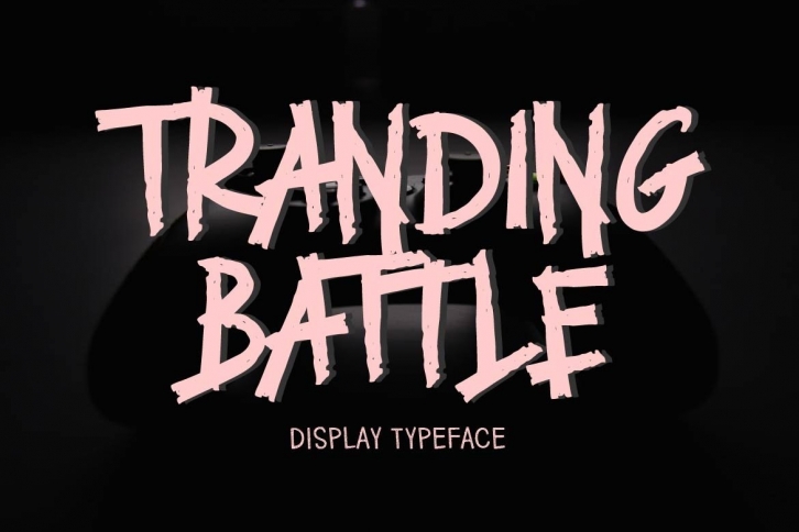 TRANDING BATTLE Font Download