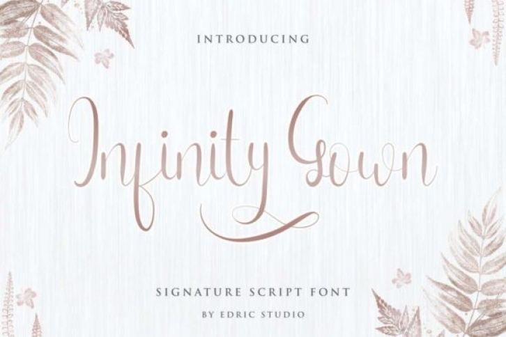 Infinity Gown Font Download