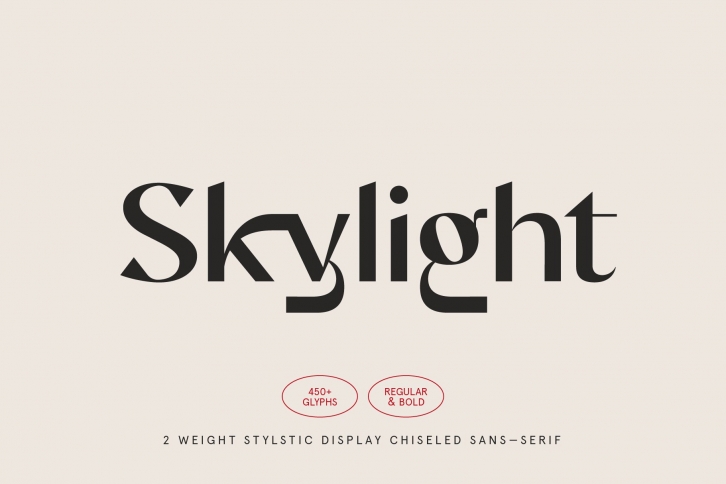 Skylight - Display Sans-Serif Font Font Download