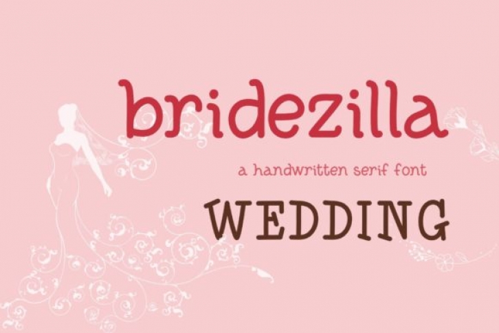 Bridezilla Wedding Font Download