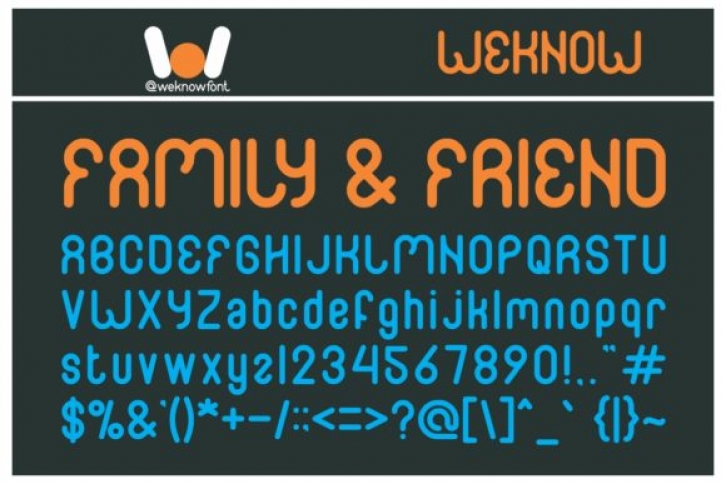 Family and Friend Font Download