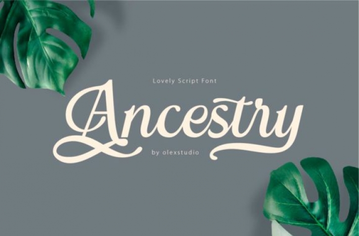 Ancestry Font Download