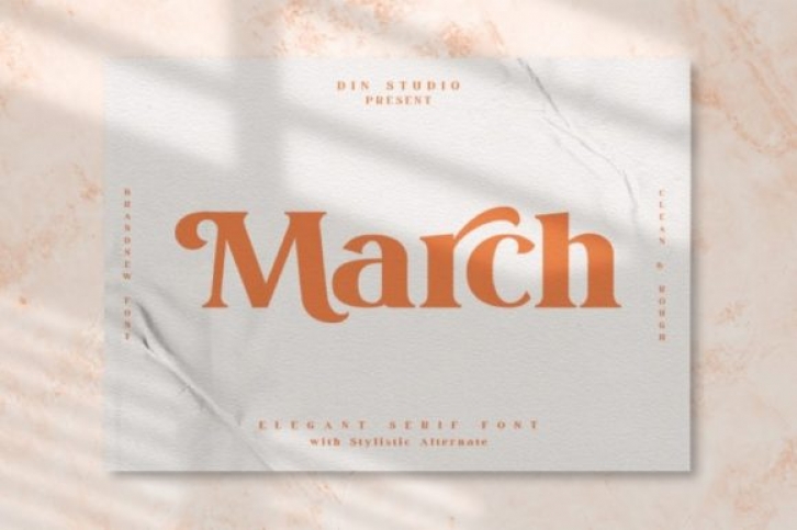 March Font Download