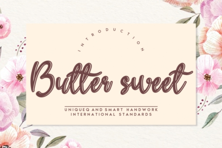 Butter Sweet Font Download