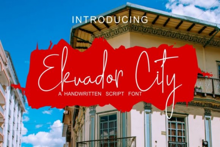 Ekuador City Font Download