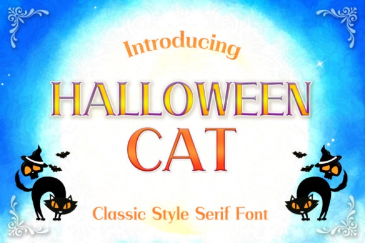 Halloween Cat Font Download