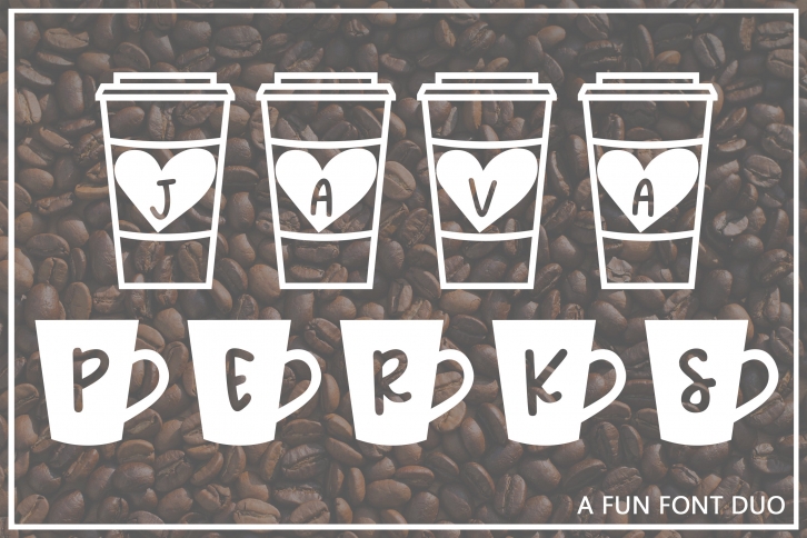 Java Perks - A Fun Font Duo Font Download