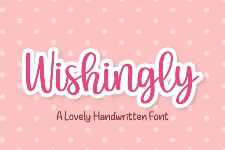 Wishingly - Lovely Handwritten Font Download