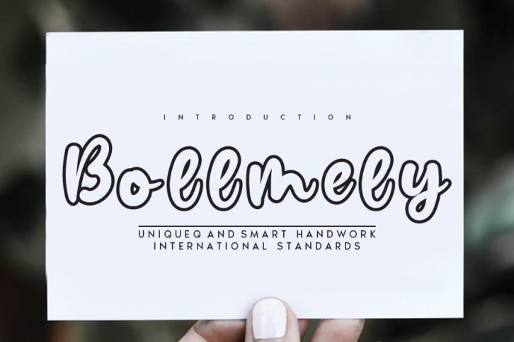 Bollmely Font Download