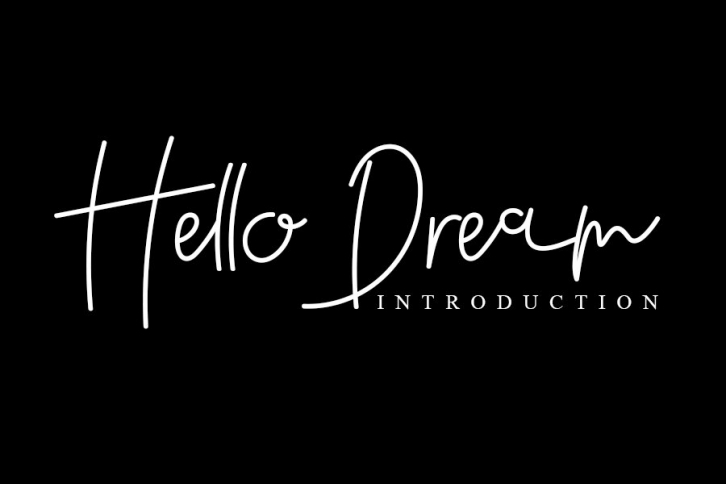 Hello Dream Font Download