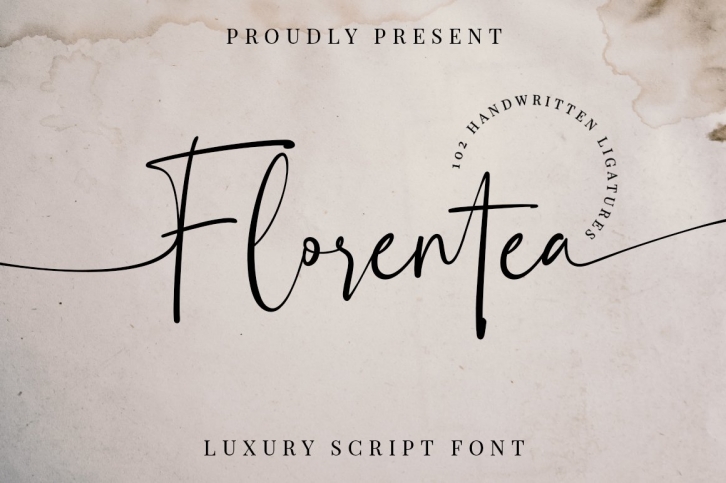 Florentea Luxury Signature Font Download