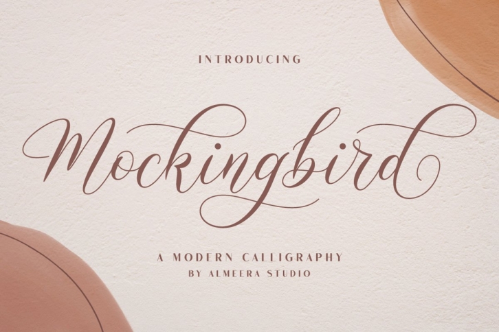 Mockingbird | Modern Calligraphy Font Download