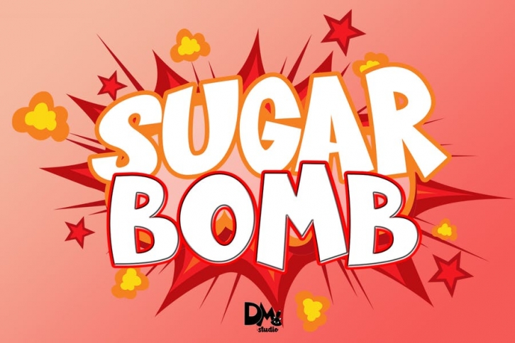 SUGAR BOMB - DISPLAY FONT Font Download