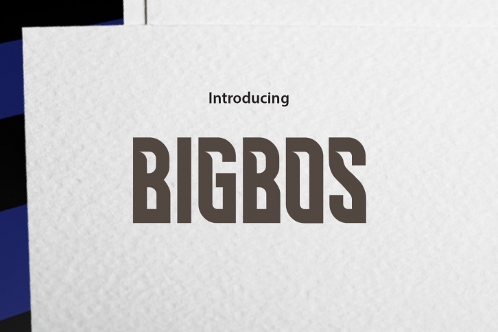 BIG BOS Font Download