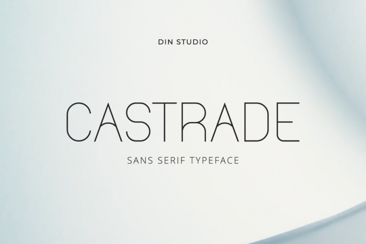 Castrade - Modern Sans Font Font Download
