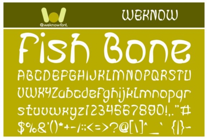Fish Bone Font Download
