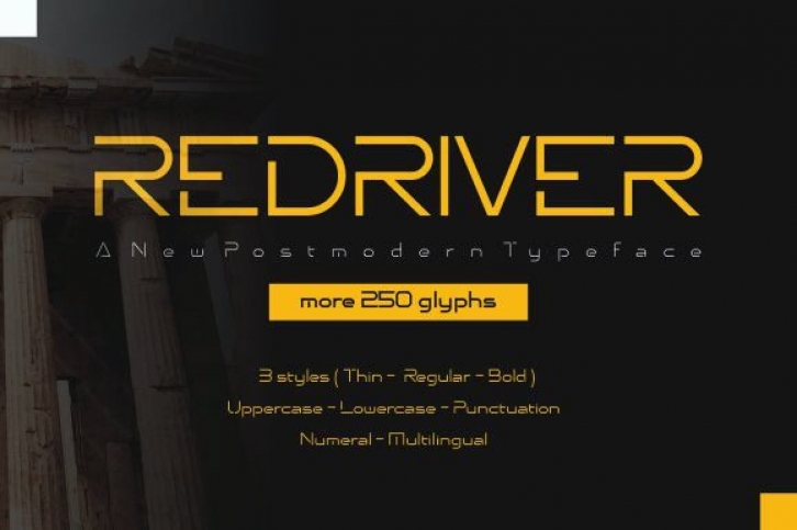 Redriver Font Download