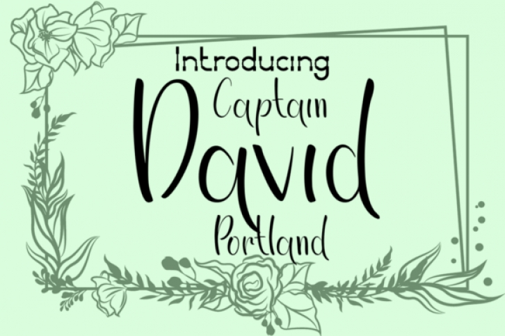 Captain David Portland Font Download