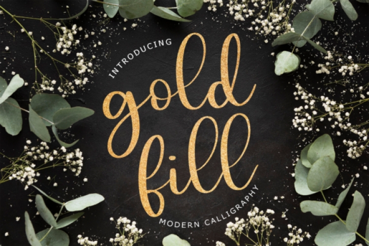 Gold Fill Font Download
