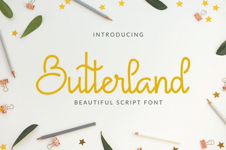 Butterland Font Download