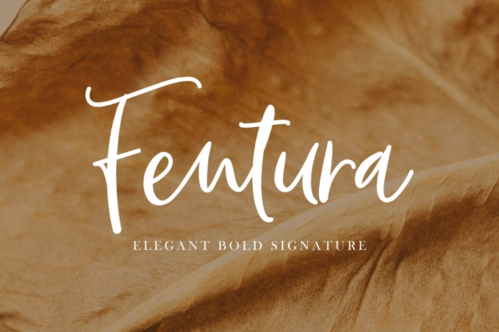 Fentura | Bold Signature Font Download