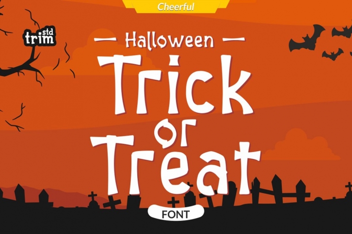 Halloween Trick or Treat - Spooky Quirky Font Font Download