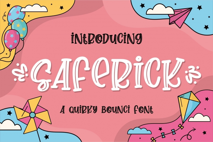 Saferick - Quirky Font Font Download
