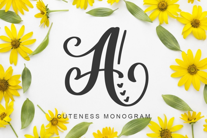 Amorah Monogram Font Download