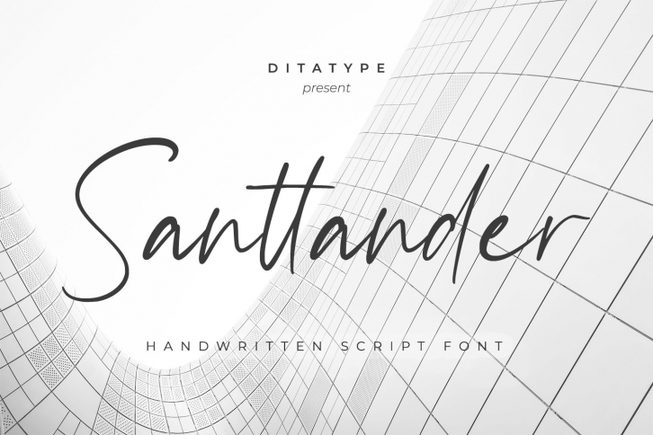 Santtander-Handwritten Font Font Download