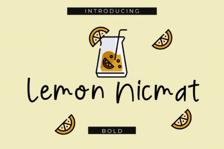 Lemon Nicmat Font Download