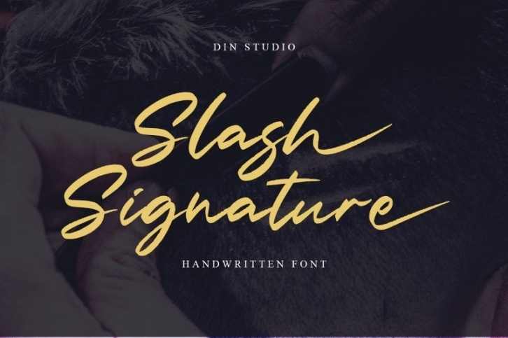 Slash Signature Font Download