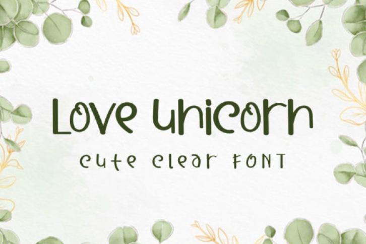 Love Unicorn Font Download