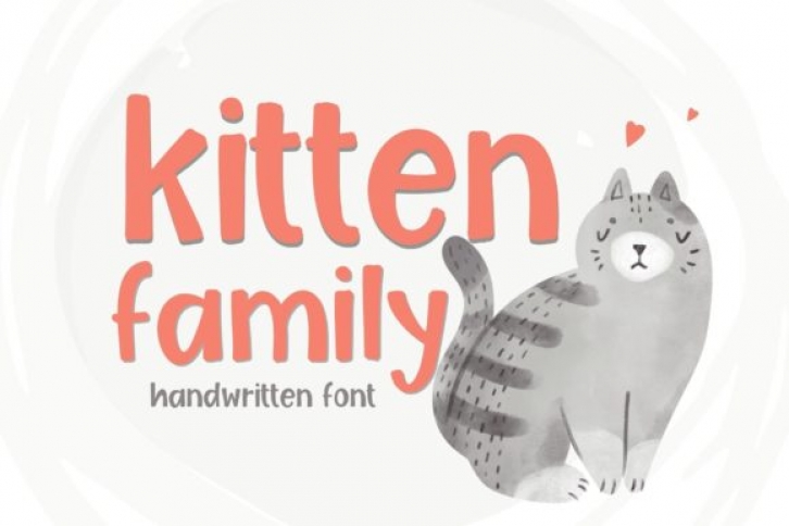 Kitten Family Font Download