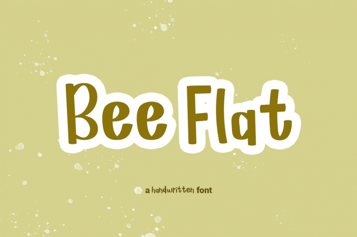 Bee Flat - a beauty script font Font Download