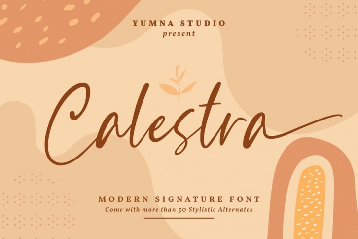 Calestra - Modern Signature Font Font Download