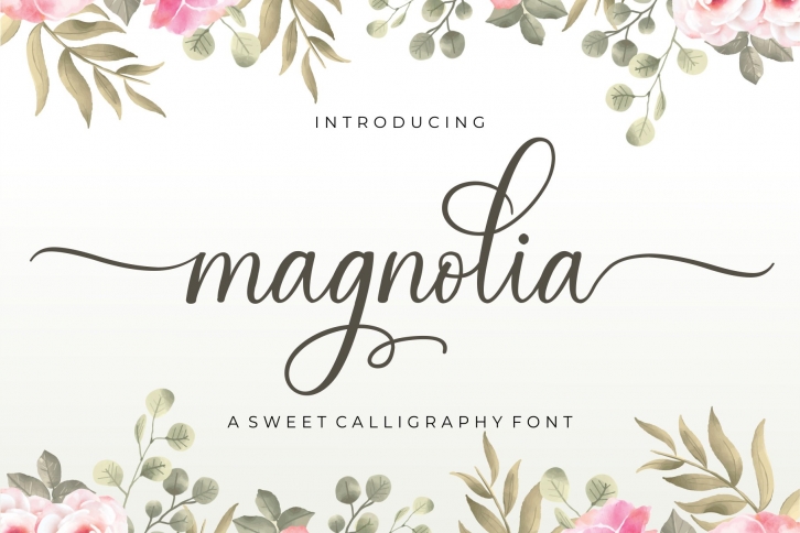 Magnolia Sweet Calligraphy Font Download