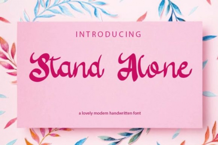 Stand Alone Font Download