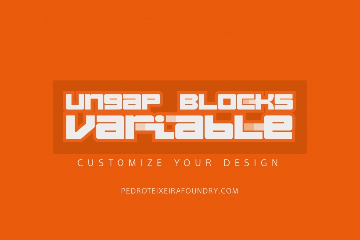 Ungap Blocks Variable Font Download
