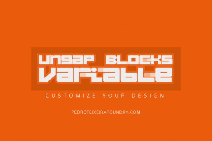 Ungap Blocks Variable Font Download