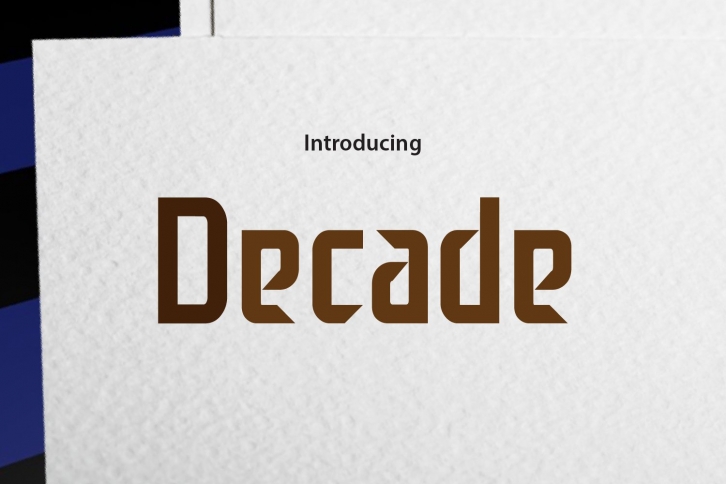 Decade Font Download