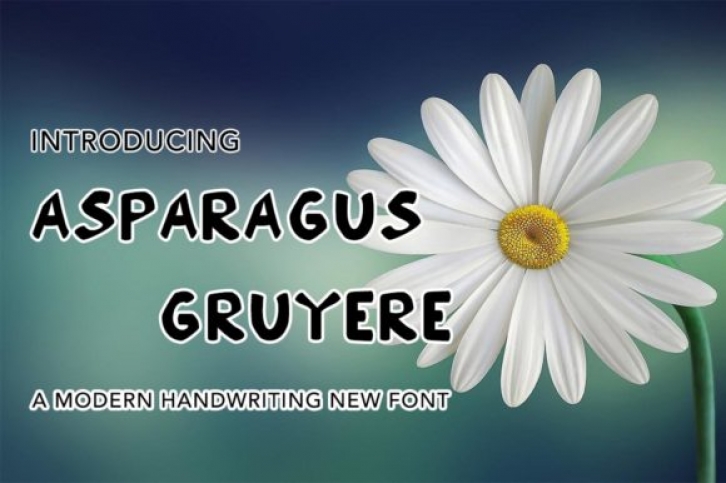 Asparagus Gruyere Font Download