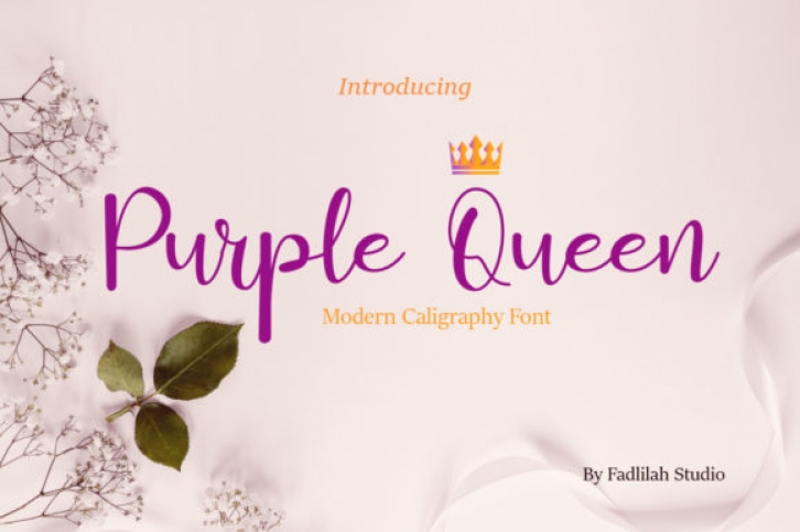 Purple Queen Font Download