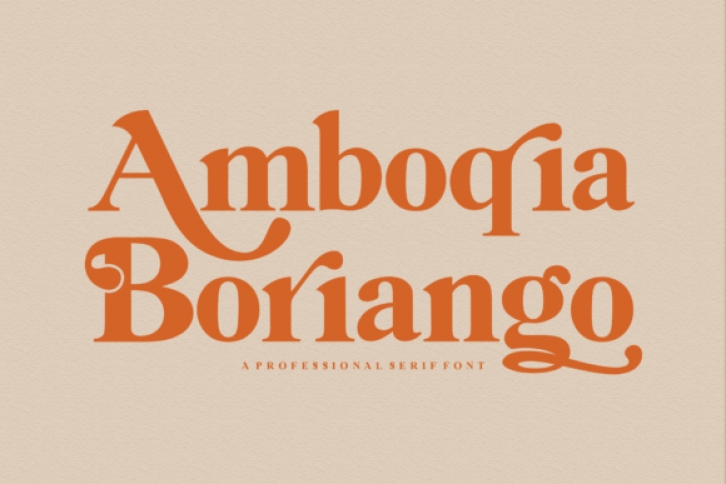 Amboqia Boriango Font Download