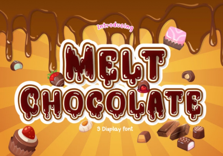 Melt Chocolate Font Download