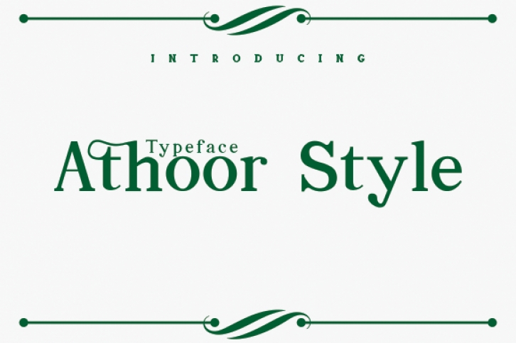 Athoor Style Font Download