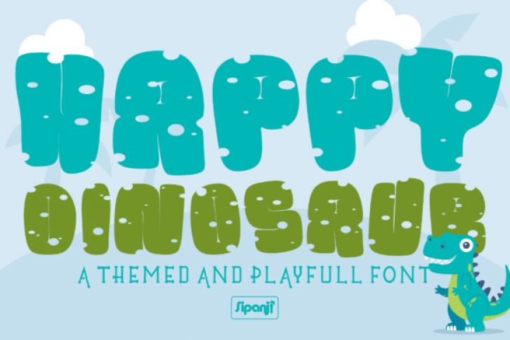 Happy Dinosaur Font Download