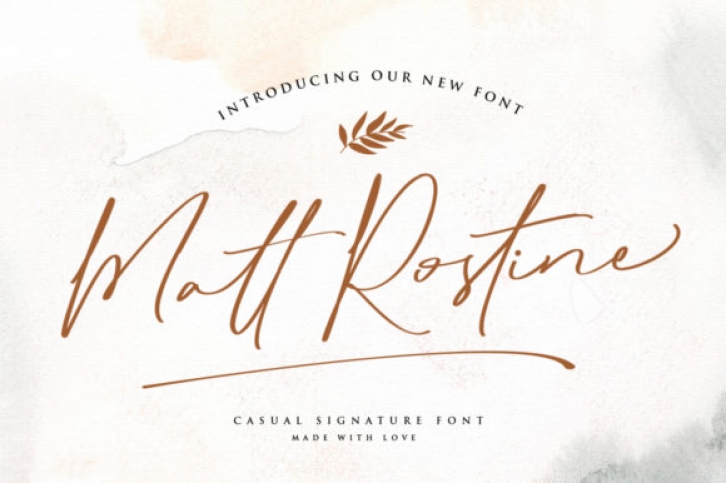 Matt Rostine Font Download
